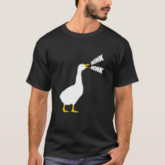 Cute Cheeky Honk Loud Quack Annoying Goose Croak D T-shirt
