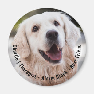 Cute Cheeky Sentimental Dog Name Photo Quote Magneet