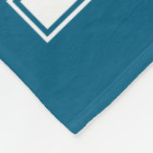 Cute Cheer Class Senior 2026 Proud 2026 Dad Cheerl Fleece Deken (Hoek)