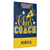 Cute Cheer Coach - Gepersonaliseerd Koninklijk Bla Klembord (Rechts)