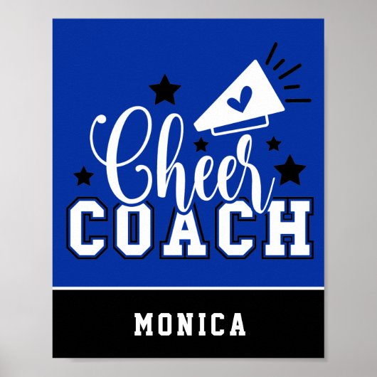 Cute Cheer Coach, speciaal ontwikkeld voor Royal B Poster (Voorkant)