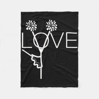 Cute Cheer Gifts For Cheerleaders Teen Girls Women Fleece Deken