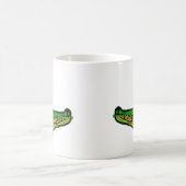 Cute & Cheerful Crocodile Coffee Mug | Happy Croc  Koffiemok (Center)