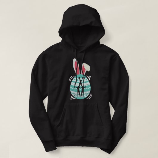 Cute Cheerlead Lover Easter Bunny Costume Hoodie (Design voorkant)