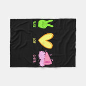 Cute Cheerleader Design Voor Vrouwen Meisjes Cheer Fleece Deken (Voorkant (Horizontaal))