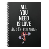 Cute Cheerleader Gift Ideas Cheerleading Sports Notitieboek (Voorkant)