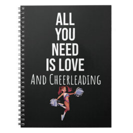 Cute Cheerleader Gift Ideas Cheerleading Sports Notitieboek