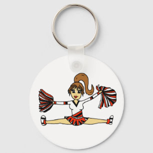 Cute Cheerleader Sleutelhanger