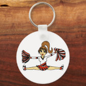 Cute Cheerleader Sleutelhanger (Voorkant)