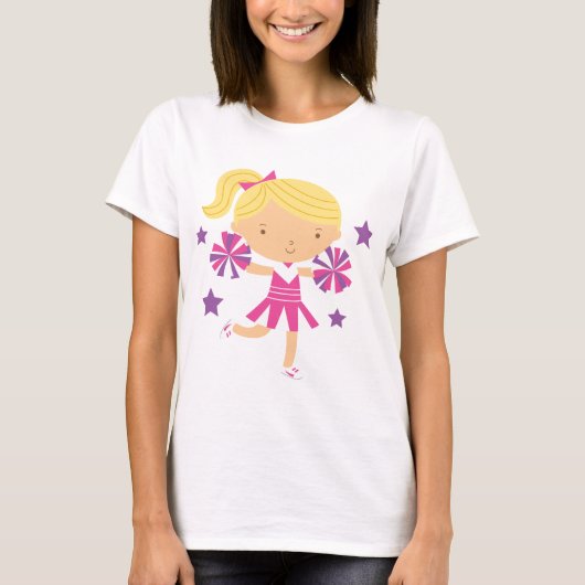 Cute Cheerleader T-shirt (Voorkant)