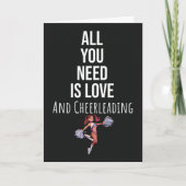 Cute Cheerleading Cards Cheerleader Sports Cheer Kaart (Voorkant)