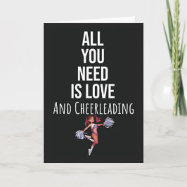 Cute Cheerleading Cards Cheerleader Sports Cheer Kaart