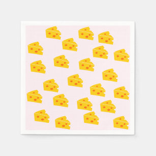 Cute Cheese Paper Napkins Servet