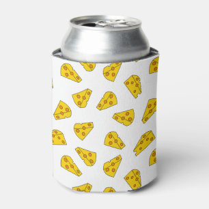 Cute Cheese Pattern Blikjeskoeler