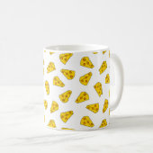 Cute Cheese Pattern Koffiemok (Voorkant rechts)