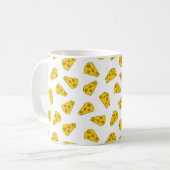 Cute Cheese Pattern Koffiemok (Voorkant links)