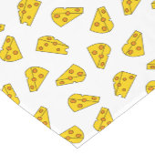 Cute Cheese Pattern Korte Tafelloper (Hoek)