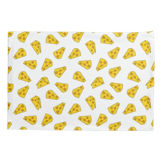 Cute Cheese Pattern Kussensloop (Achterkant-Links)