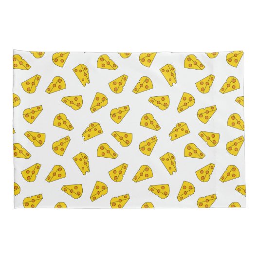 Cute Cheese Pattern Kussensloop (Achterkant-Rechts)