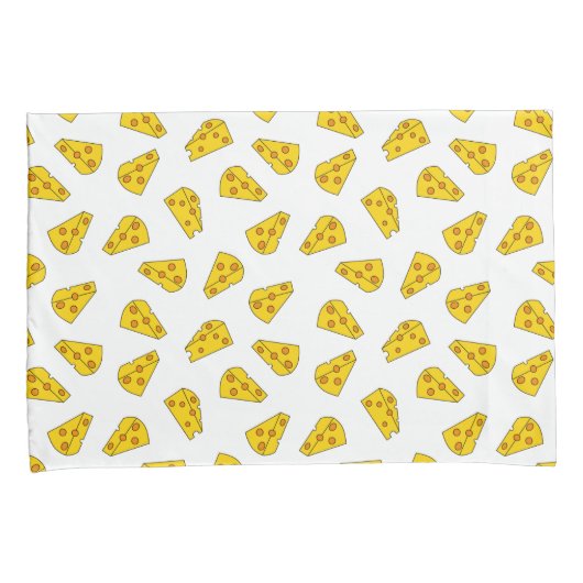 Cute Cheese Pattern Kussensloop (Voorkant-Rechts)