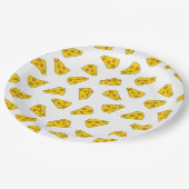 Cute Cheese Pattern Papieren Bordje (Gekanteld)