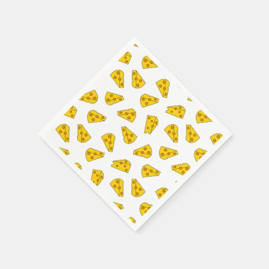 Cute Cheese Pattern Servet (Hoek)