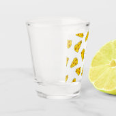 Cute Cheese Pattern Shot Glas (Links)