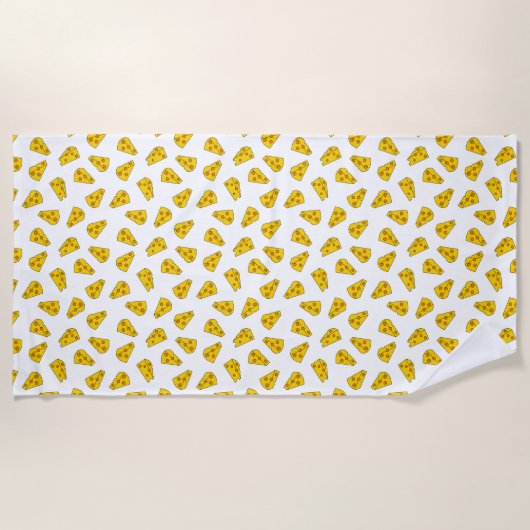 Cute Cheese Pattern Strandlaken (Voorkant)