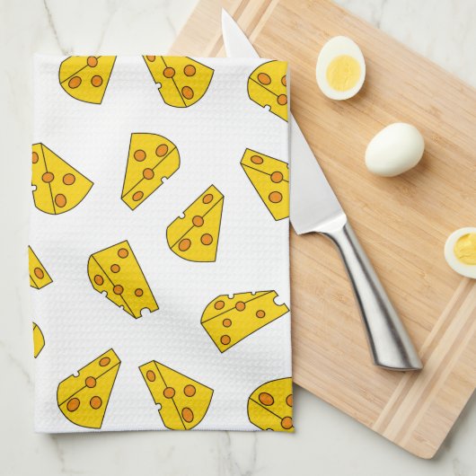 Cute Cheese Pattern Theedoek (Quarter Fold)
