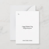 Cute Cheese Pun Funny Kinder Valentijnsdag Cheesy Notitiekaartje (Achterkant)