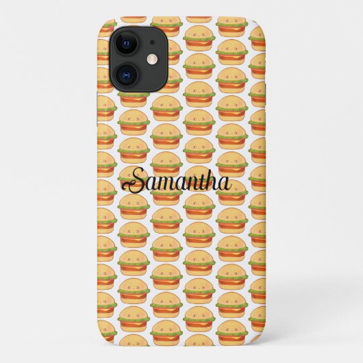 Cute Cheeseburger Case-Mate iPhone Case (Achterkant)