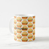 Cute Cheeseburger Koffiemok (Voorkant links)