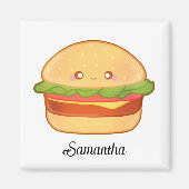 Cute Cheeseburger Magneet (Voorkant)