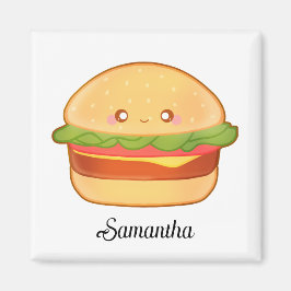 Cute Cheeseburger Magneet