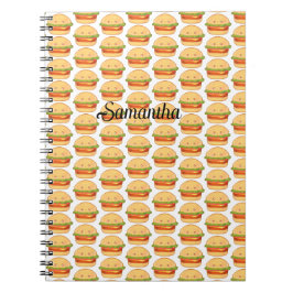Cute Cheeseburger Notitieboek