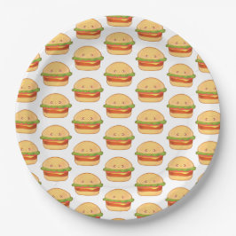 Cute Cheeseburger Papieren Bordje