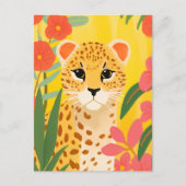 Cute Cheetah Briefkaart (Voorkant)