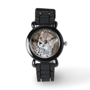 Cute Cheetah Cub Horloge