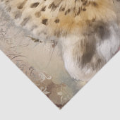 Cute Cheetah Cub Wild Cat Waterverf Tissuepapier (Detail)
