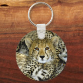 Cute Cheetah Sleutelhanger (Voorkant)