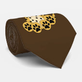 Cute Cheetah Stropdas (Opgerold)