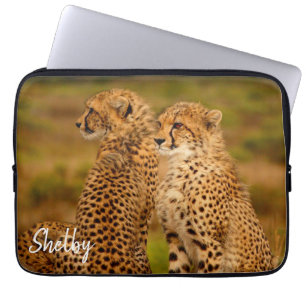 Cute Cheetahs-laptophoes Laptop Sleeve