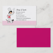 Cute Chef Calling Card - Aangepast Contactkaartje (Voorkant / Achterkant)