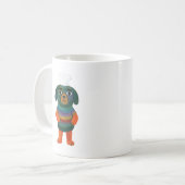 Cute Chef Hondenmok Gift Koffiemok (Voorkant links)