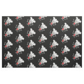 Cute chef kok cartoon dij textiel stof (Fat Quarter)