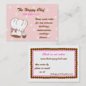 Cute Chef Pet Visitekaartje (Voorkant / Achterkant)