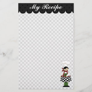 Cute Chef Stationery Briefpapier