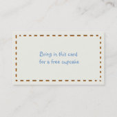 Cute Chef Visitekaartje & Coupon (Achterkant)