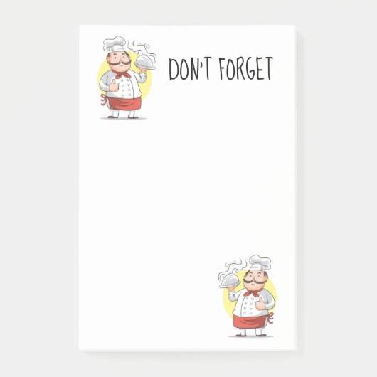 Cute Chefs Post-it® Notes (Voorkant)