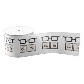 Cute chemical Element Nerd Glasses Zwp34 Grosgrain Lint (Spoel)